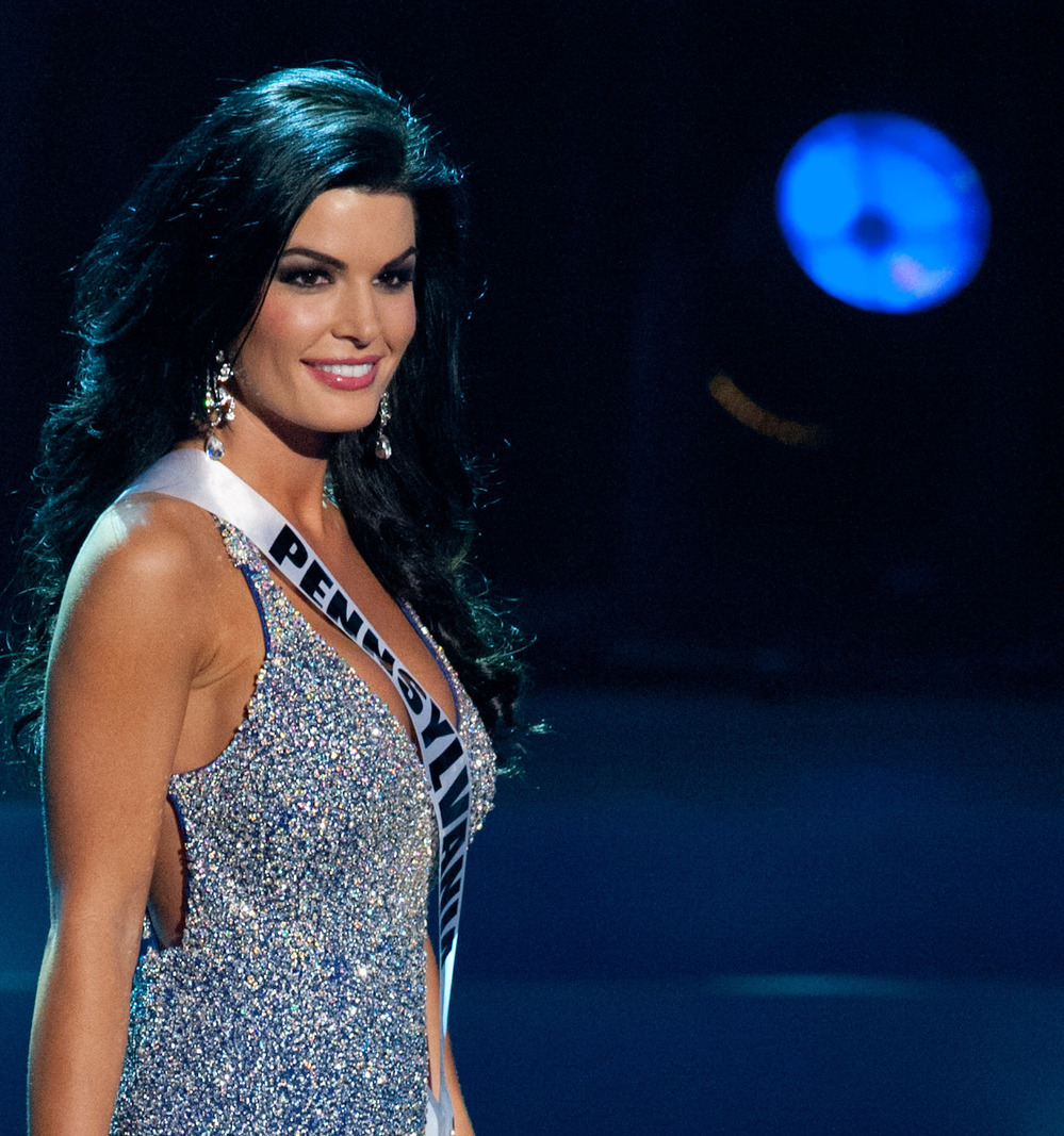 The former Miss Pennsylvania, Sheena Monnin.