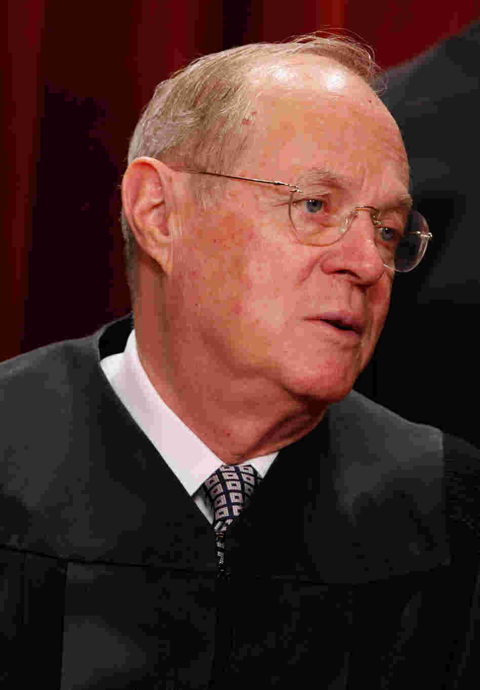 Justice Anthony Kennedy, who wrote the Citizens United opinion saying that corporations can pay for ads expressly promoting or attacking political candidates.