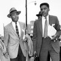 The Rev. Ralph Abernathy (from left), the Rev. Dr. Martin Luther King Jr. and Bayard Rustin leave the Montgomery (Ala.) County Courthouse in 1956. Rustin, who was gay, was the main organizer of the 1963 March on Washington. The Rev. Ralph Abernathy (from left), the Rev. Dr. Martin Luther King Jr. and Bayard Rustin leave the Montgomery (Ala.) County Courthouse in 1956. Rustin, who was gay, was the main organizer of the 1963 March on Washington.