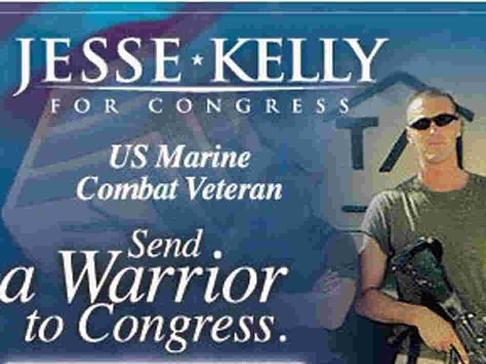 A PAC supporting Kelly sent this image from his 2010 campaign in a fundraising email. A PAC supporting Kelly sent this image from his 2010 campaign in a fundraising email.