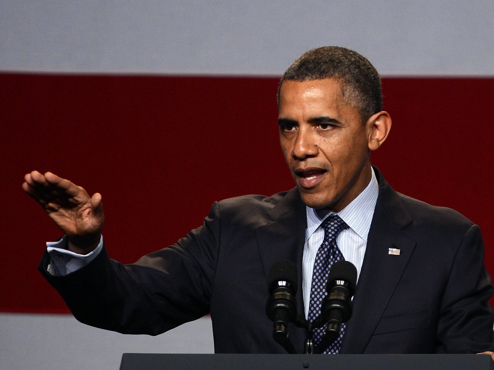 President Obama at a campaign event in Beverly Hills, Calif., on Wednesday.