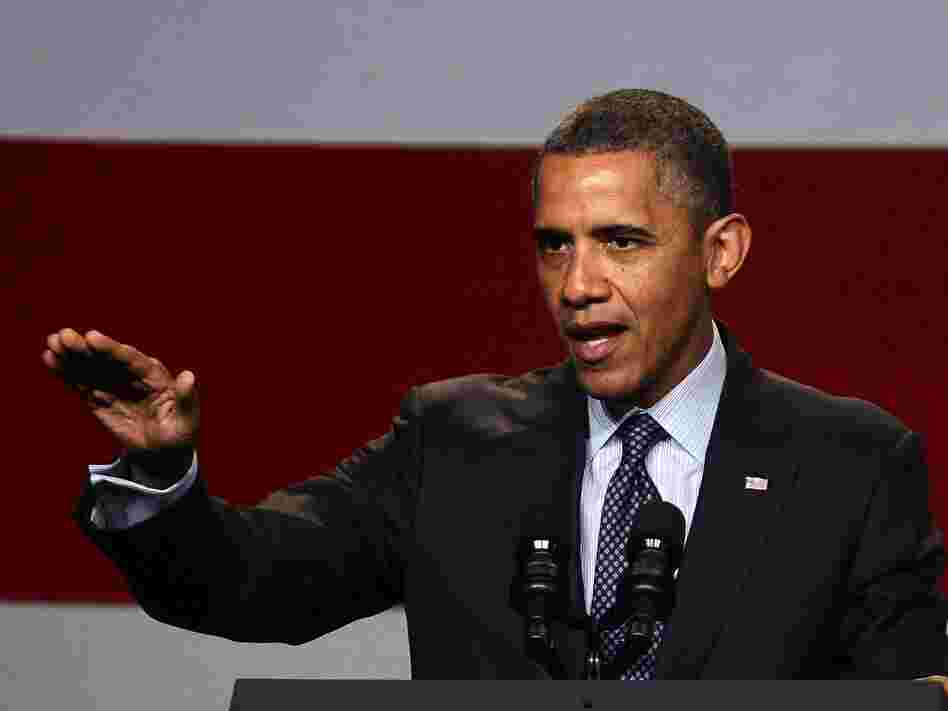 President Obama at a campaign event in Beverly Hills, Calif., on Wednesday.