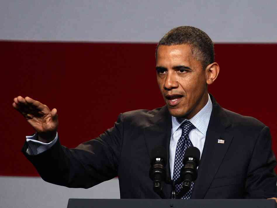 President Obama at a campaign event in Beverly Hills, Calif., on Wednesday.