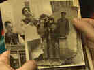 A Roma musician examines a photo of his Jewish ancestors in the film Der Zerbrochene Klang. A Roma musician examines a photo of his Jewish ancestors in the film Der Zerbrochene Klang.