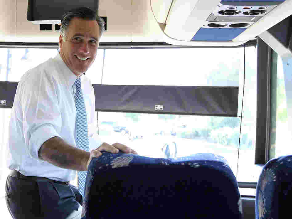Former Massachusetts Gov. Mitt Romney in California last week.