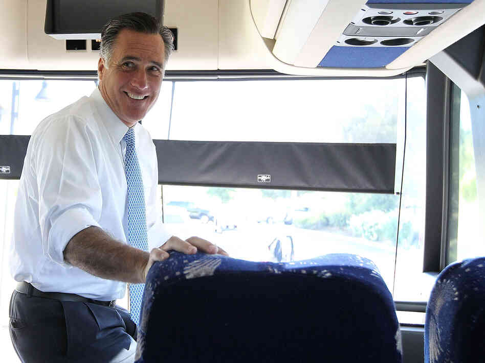 Former Massachusetts Gov. Mitt Romney in California last week.