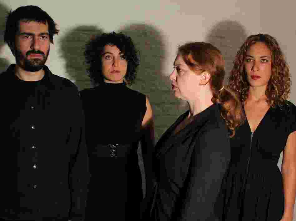 "Schweigeminute" is a four-person, one-act play that explores the complicated relationship between Israel and Germany through semi-autobiographical stories.