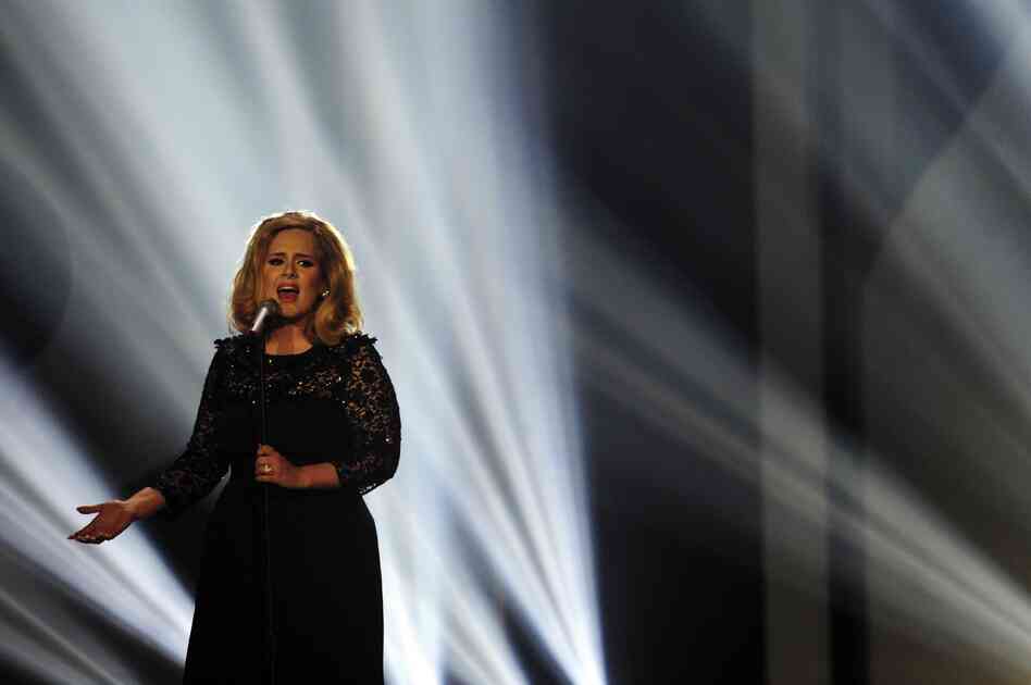 Adele performs in February.