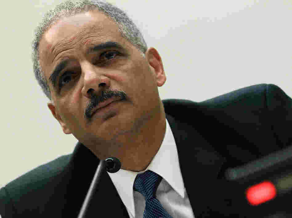Attorney General Eric Holder testifies during a House Judiciary Committee hearing on Thursday in Washington, D.C.