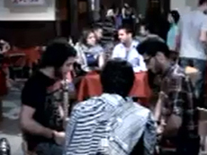 A screen shot of an Egyptian state TV ad.