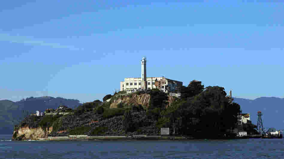 Sometimes referred to as "The Rock," Alcatraz Island on San Francisco Bay in California served as a lighthouse, then a military fortification, and then a federal prison until 1972, when it became a national recreation area. Now the island is open to tours.