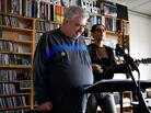 Daniel Johnston performs a Tiny Desk Concert at the NPR Music offices on May 15, 2012.