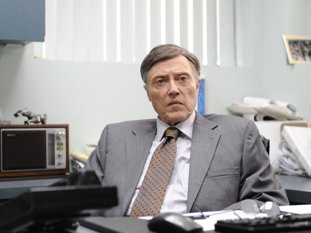 Abe's father, played by Christopher Walken, is angry at the world — and his only son. He consoles himself through buying mom-and-pop businesses and watching lots of TV.