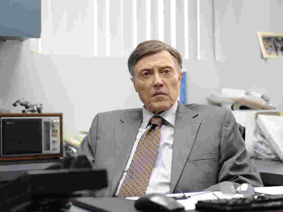 Abe's father, played by Christopher Walken, is angry at the world — and his only son. He consoles himself through buying mom-and-pop businesses and watching lots of TV.