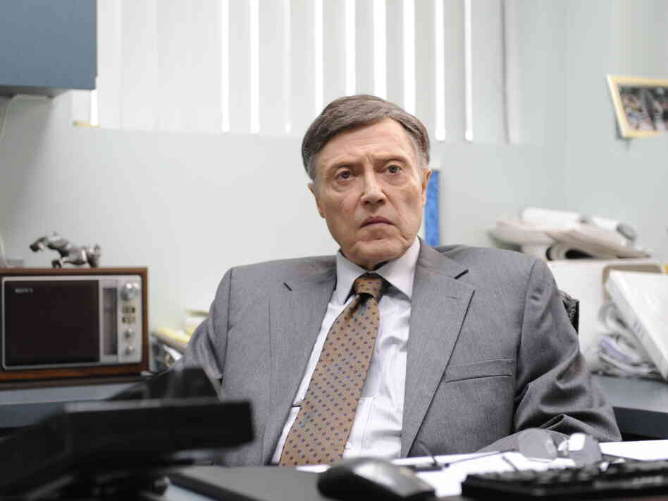 Abe's father, played by Christopher Walken, is angry at the world — and his only son. He consoles himself through buying mom-and-pop businesses and watching lots of TV.