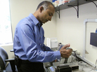 Srinivas Konanki and his wife own a small laboratory device company near Boston. Concerns about the economy have left them wary of hiring new employees. Srinivas Konanki and his wife own a small laboratory device company near Boston. Concerns about the economy have left them wary of hiring new employees.