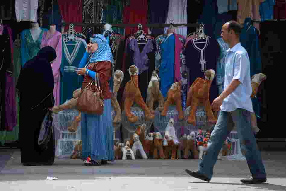 A scene from the medina in Tunis.