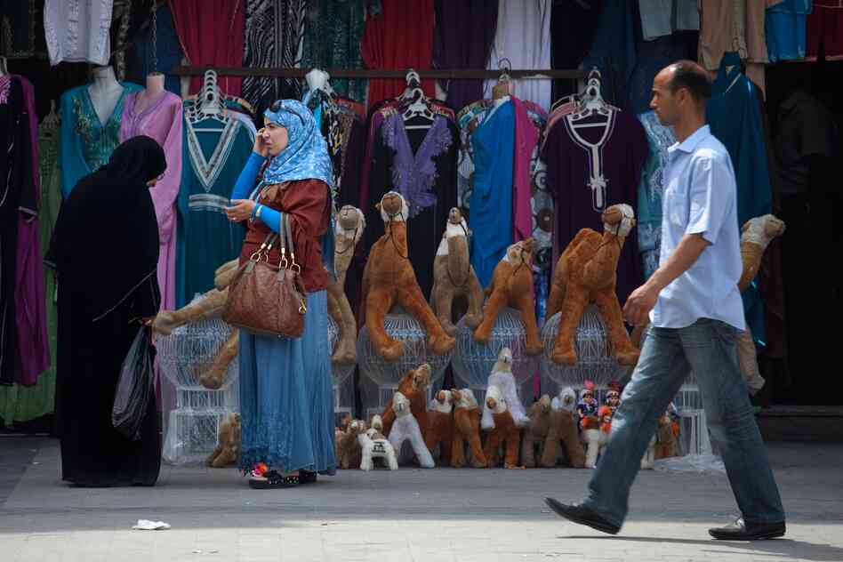 A scene from the medina in Tunis.