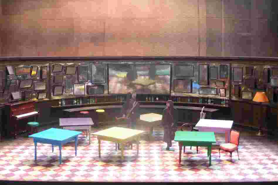 Designer Bob Crowley modeled the set for Once on a pub — because the play's original venue had a built-in bar.