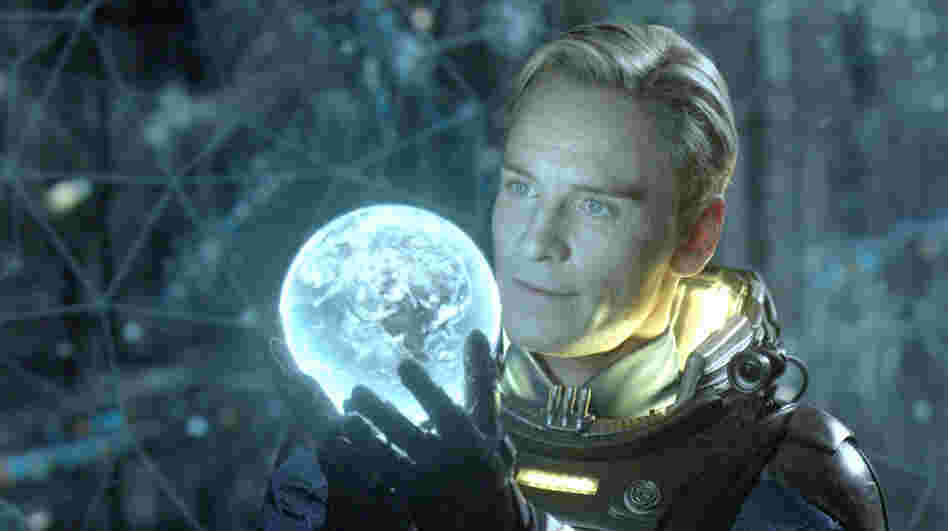 Michael Fassbender plays a replicant in Ridley Scott's Prometheus.
