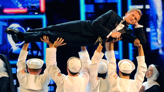 Neil Patrick Harris performs at the 2011 Tony Awards in June of last year. He will host again Sunday night.