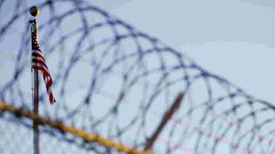 Outside the U.S. detention center at Guantanamo Bay, Cuba.