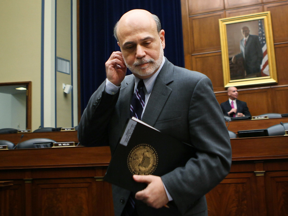 Federal Reserve Board Chairman Ben Bernanke hasn't said whether the central bank will act to further stimulate the economy.