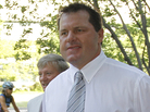 Former Major League Baseball pitcher Roger Clemens, accompanied by his attorney Rusty Hardin, left, arrives at federal court in Washington on Monday. Former Major League Baseball pitcher Roger Clemens, accompanied by his attorney Rusty Hardin, left, arrives at federal court in Washington on Monday.