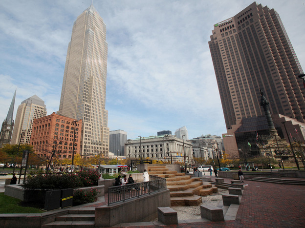 Development of old properties in downtown Cleveland has caused an influx of young, college-educated residents.