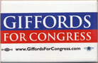 Giffords resigned her seat in January after 4 years in Congress. Giffords resigned her seat in January after 4 years in Congress.