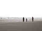 Family on a beach. Family on a beach.