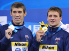 Superstar swimmers Michael Phelps (left) and Ryan Lochte are versatile and talented, making spots on the U.S. men's Olympic team scarce. The pair took silver and gold, respectively, in the 200-meter individual medley at last summer's World Championships. Superstar swimmers Michael Phelps (left) and Ryan Lochte are versatile and talented, making spots on the U.S. men's Olympic team scarce. The pair took silver and gold, respectively, in the 200-meter individual medley at last summer's World Championships.