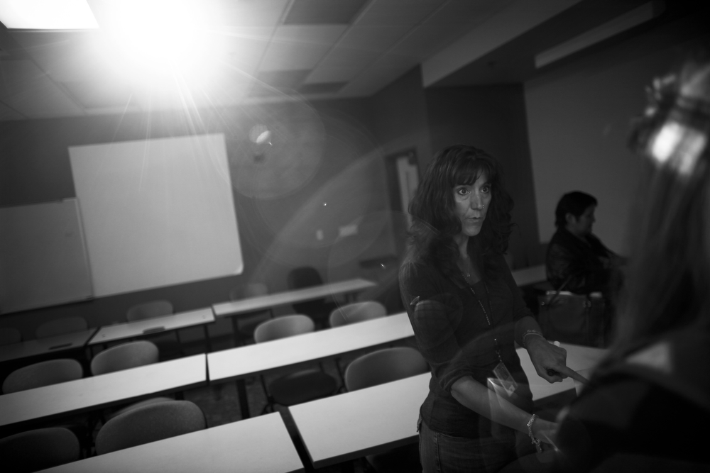 Michelle Johnson, an English professor at Sierra College, has been an avid supporter of the campus veterans programs. She started a 