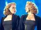 Emily Skinner (left) and Alice Ripley in the original Broadway production of a show that we will shortly discuss further.