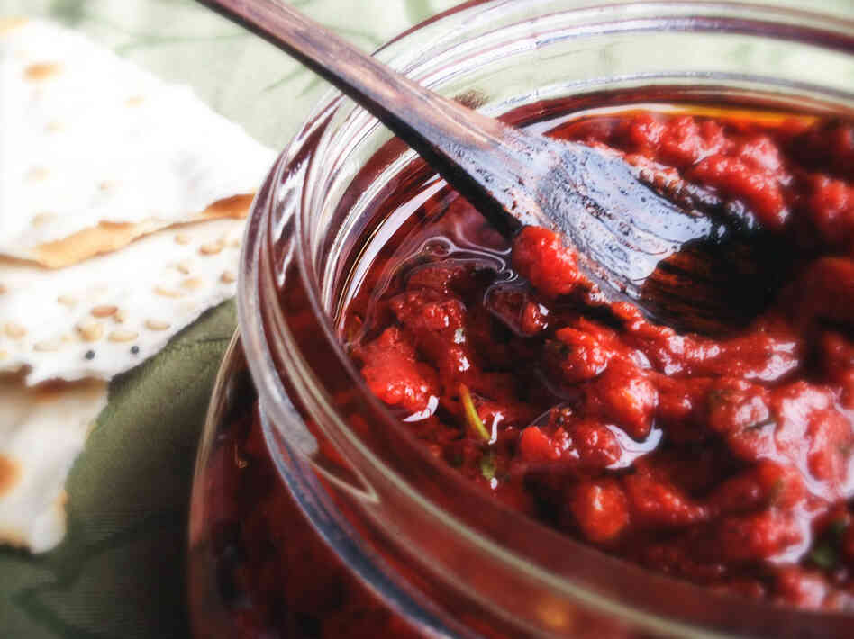 Just a spoonful of the spicy chili paste known as harissa goes a long way