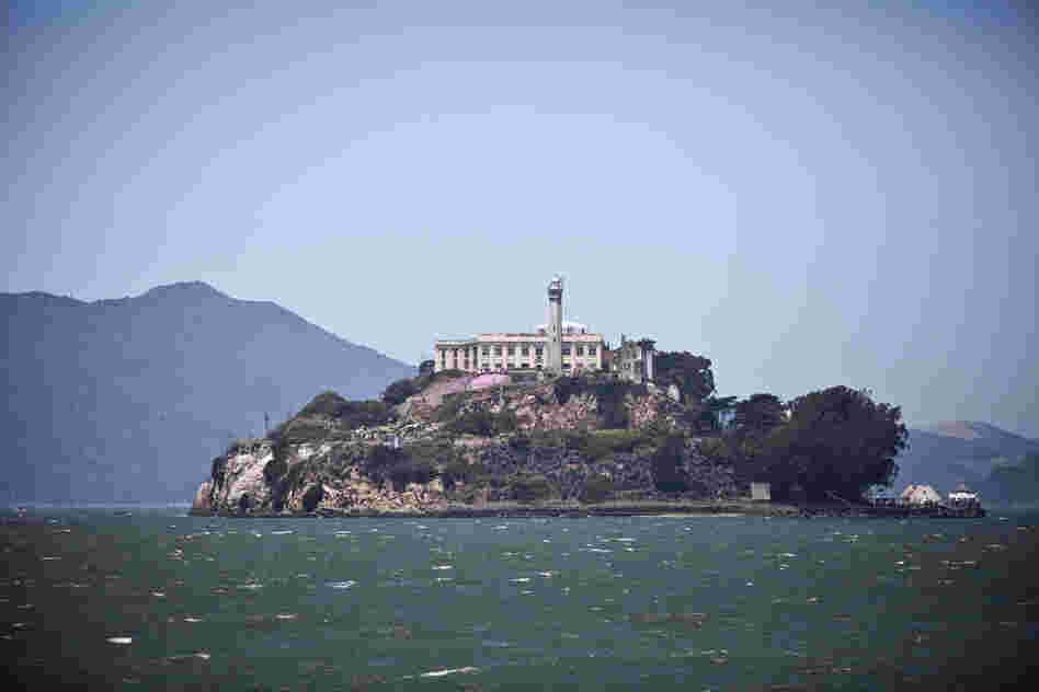 Alcatraz on the 50th anniversary of the escape of inmates Frank Morris, John Anglin and Clarence Anglin.