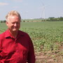 Larry Sailer on his corn and soybean farm, just north of Iowa Falls, Iowa.