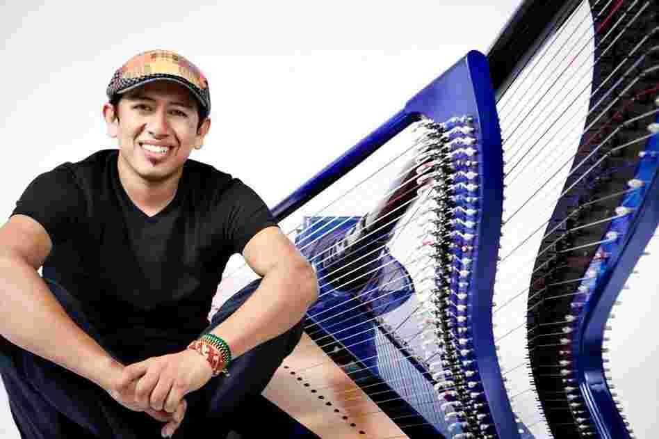 Edmar Castañeda's new album is titled Double Portion.