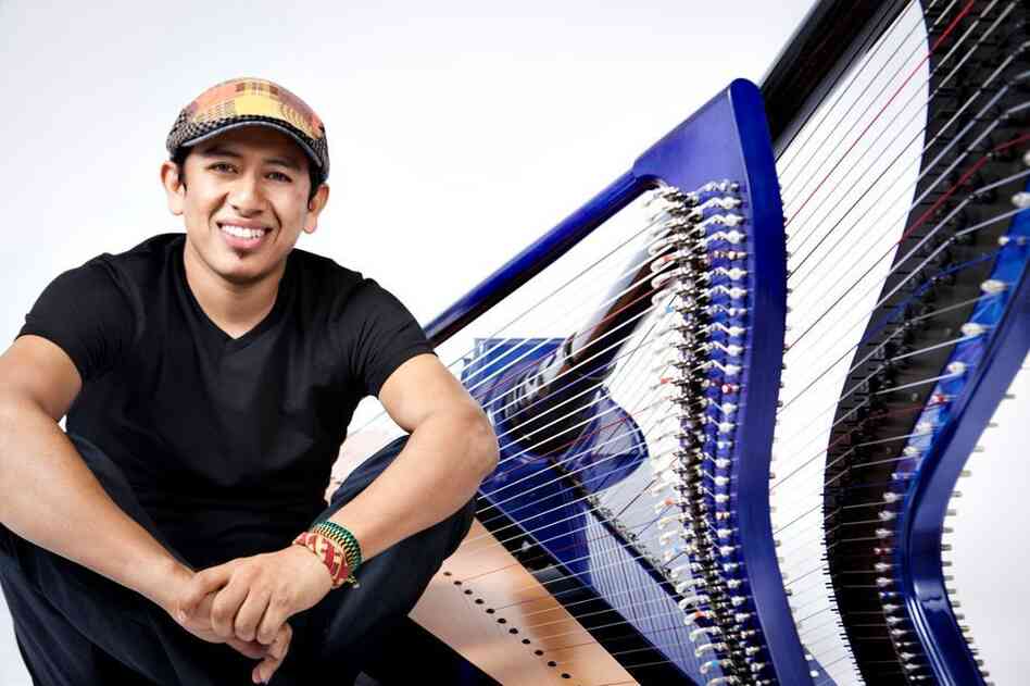 Edmar Castañeda's new album is titled Double Portion.