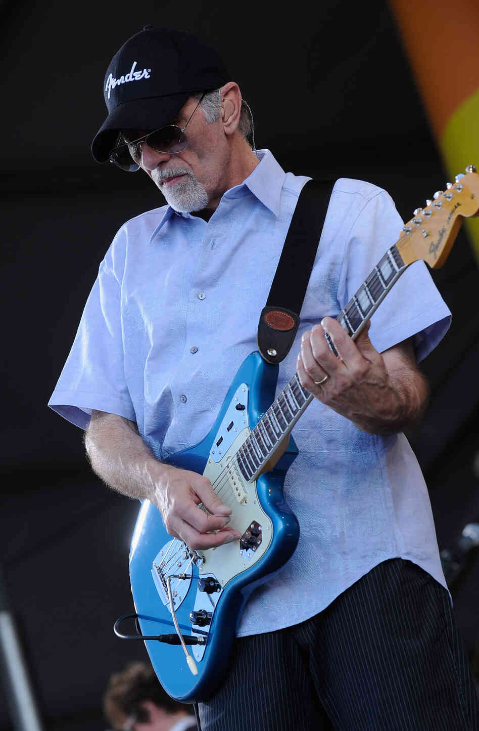 NEW ORLEANS, LA - APRIL 27: David Marks of The Beach Boys perform during he 2012 New Orleans Jazz & Heritage Festival Presented by Shell at the Fair Grounds Race Course on April 27, 2012 in New Orleans, Louisiana. (Photo by Rick Diamond/Getty Images)