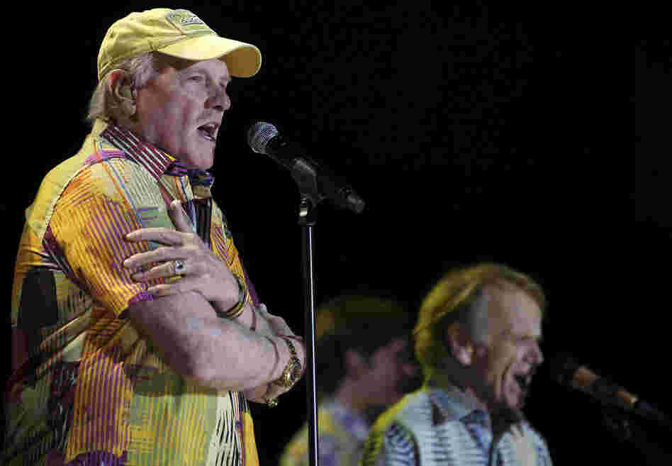 LAS VEGAS, NV - MAY 27: Mike Love and Al Jardine of the Beach Boys perform at the Red Rock Casino, Resort and Spa on May 27, 2012 in Las Vegas, Nevada. (Photo by Jeff Bottari/Getty Images)