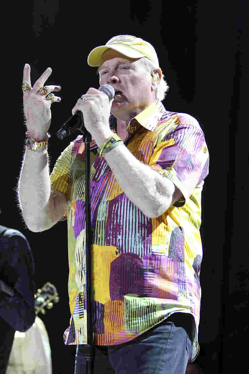 LAS VEGAS, NV - MAY 27: Mike Love of the Beach Boys performs at the Red Rock Casino, Resort and Spa on May 27, 2012 in Las Vegas, Nevada. (Photo by Jeff Bottari/Getty Images)