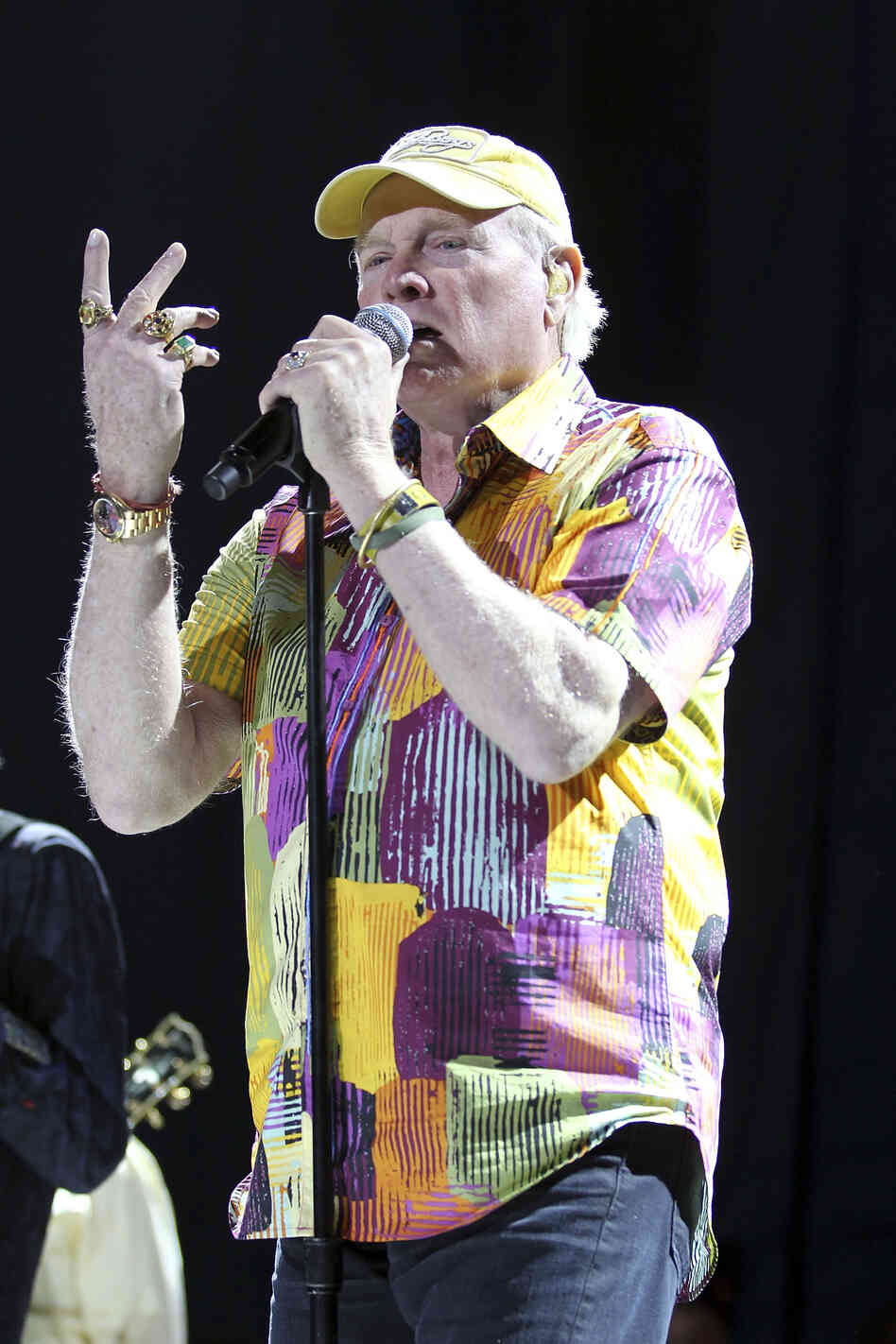 LAS VEGAS, NV - MAY 27: Mike Love of the Beach Boys performs at the Red Rock Casino, Resort and Spa on May 27, 2012 in Las Vegas, Nevada. (Photo by Jeff Bottari/Getty Images)