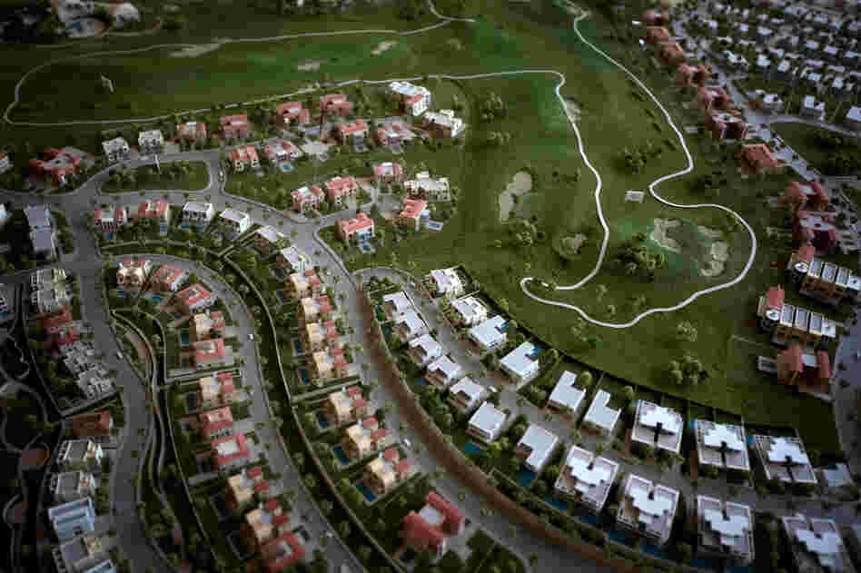 A scale model of the SODIC development outside Cairo.