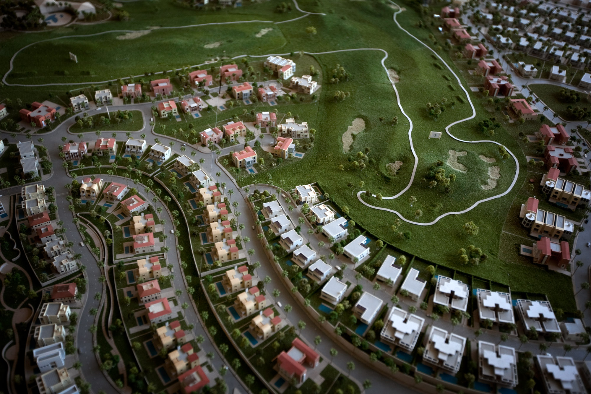 A scale model of the SODIC development outside Cairo.