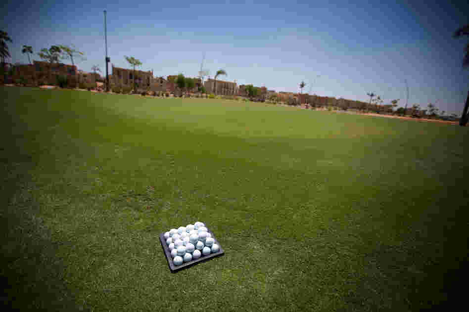 A golf course designed by Greg Norman is the centerpiece of the new SODIC gated community under construction on the outskirts of Cairo.