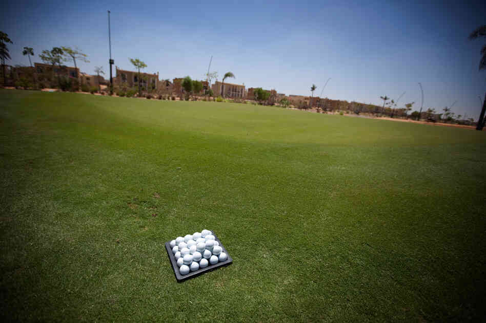 A golf course designed by Greg Norman is the centerpiece of the new SODIC gated community under construction on the outskirts of Cairo.