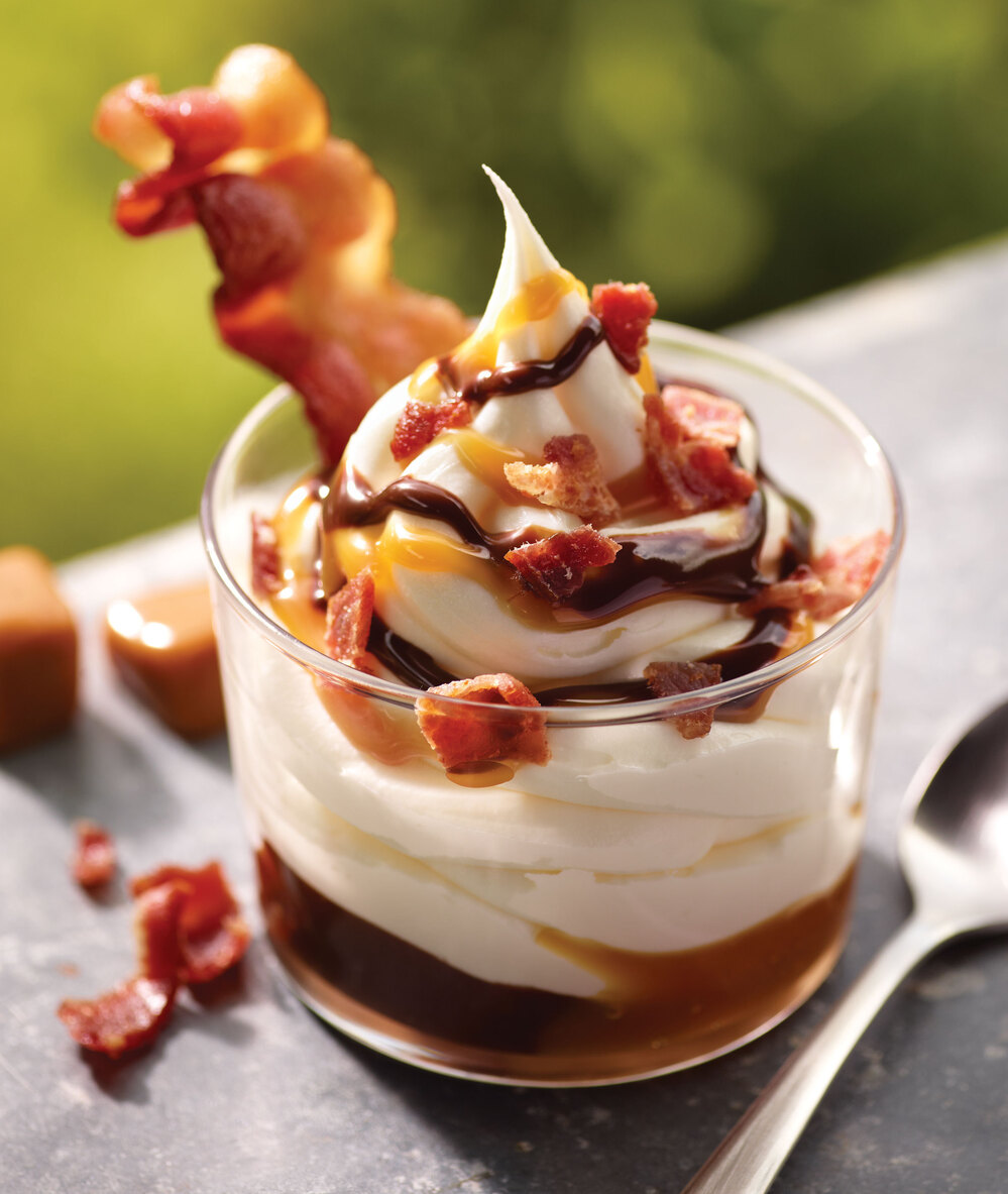 This is the bacon sundae.