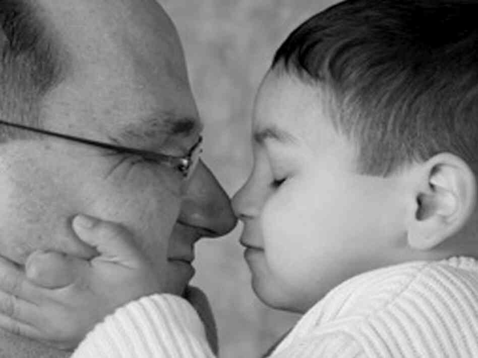 Brian Tessier, who adopted two children as a single father, with son Ben. Tessier has started a hotline for prospective single dads.