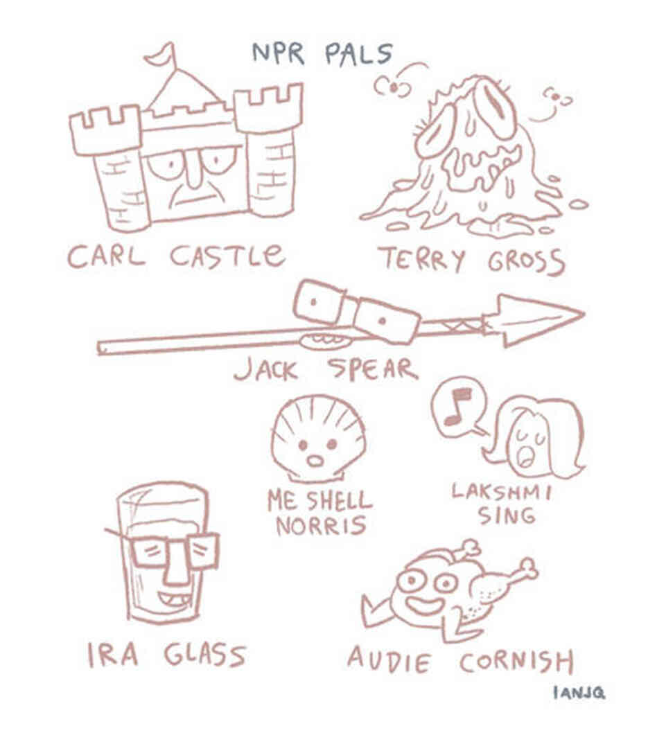 "More NPR Pals" from cartoonist Ian Jones-Quartey "More NPR Pals" from cartoonist Ian Jones-Quartey